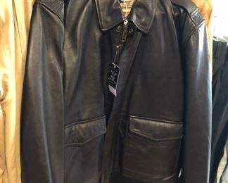 Leather jacket new with tags - size M