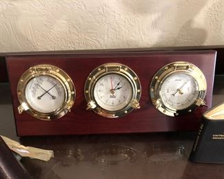 Weems & Plath barometer porthole collection