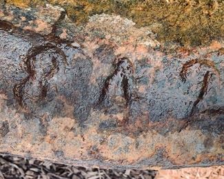 Date embossed on lip of sugar kettle