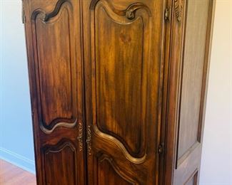 French style double door armoire