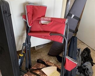 portable chairs, including portable rocking chairs, etc.