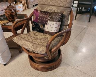 Mid Century Modern Swivel Rocker - 2 Available.