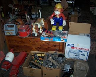 CEDAR CHEST & OLD TOYS