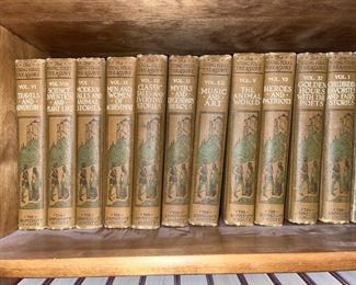 WONDERFUL COLLECTION of The Young Folks Treasury Volumes :: 1921