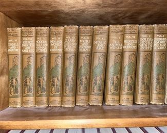 WONDERFUL COLLECTION of The Young Folks Treasury Volumes :: 1921