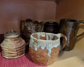 Miscellaneous STUDIO ART POTTERY Local Artist Hand Crafted Pieces 