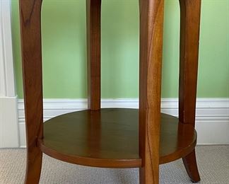 Bedside Table. Measures 19.5" D x 24" H. Photo 1 of 2.