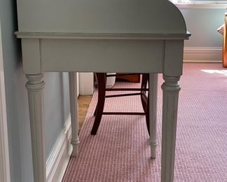 Vintage White Desk / Secretary. Measures 29.5" x 20" x 42" H. Photo 2 of 2.