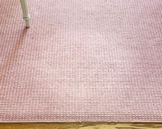 Village Carpets "Pink Cashmere" Wool Area Rug. Measures 12" x 11' 6". Photo 1 of 2.
