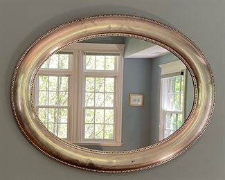Oval Silver Mirror. Photo 1 of 2.