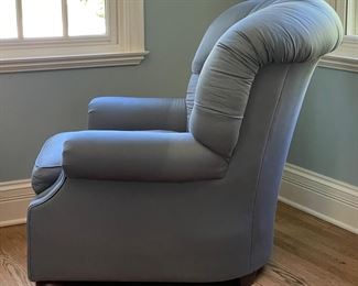 Calico Corners Arm Chair & Ottoman. Chair Measures 38" At Widest. May Need Reupholstering. Photo 3 of 6.