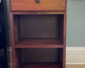 Bedside Table. Measures 21" W x 17" D x 23" H. Photo 1 of 3.