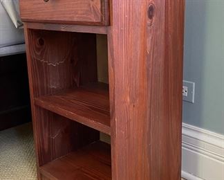 Bedside Table. Measures 21" W x 17" D x 23" H. Photo 2 of 3.