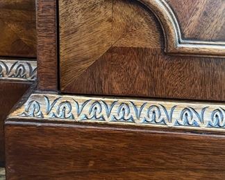 Caledonian Queen Anne Style Bookcase. Measures 52" W x 92" H x 16" D. Photo 6 of 7.