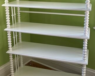 Jenny Lind Land of Nod Bookshelf. Measures 34" W x 12" D x 50" H. Photo 1 of 3.