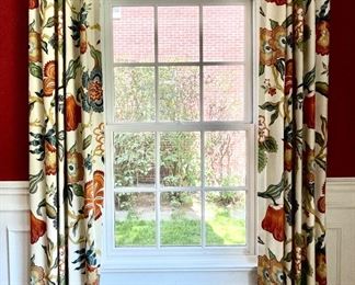Scalamandre Curtain Panels - 4 Available. Each Measures 104" H x 48" W. Photo 1 of 3.