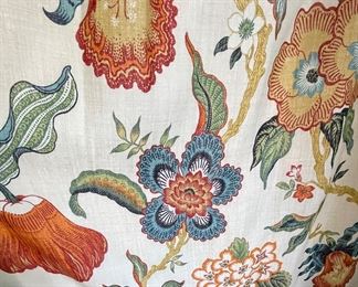 Scalamandre Curtain Panels - 4 Available. Each Measures 104" H x 48" W. Photo 3 of 3.