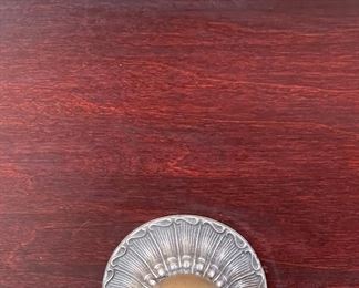 Vintage 6 Drawer Chest of Drawers With Silver Metal Trim. Measures 47" W x 18" D x 39" H. Photo 4 of 4.