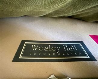 Wesley Hall Curved Backed Sofa. Measures 72" W x 40" D. Photo 5 of 5.