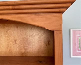 Land of Nod Bookcase. Measures 44" W x 12" D x 74" H. Photo 2 of 3.