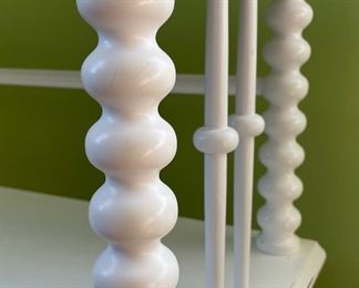 Jenny Lind Land of Nod Bookshelf. Measures 34" W x 12" D x 50" H. Photo 3 of 3.