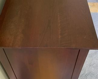 Ethan Allen Chest of Drawers & Matching Mahogany Mirror. Chest Measures 41" W x 18.5" W x 32" H; Mirror 36" x 44". Photo 3 of 4.