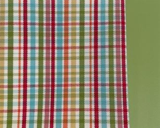 Plaid Valences - 2 Available. Each Measures 45" W. Photo 2 of 2.