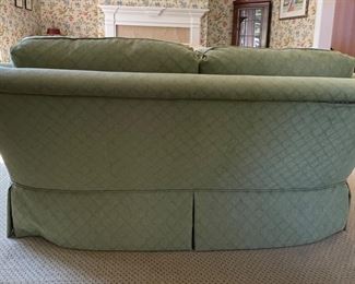 Wesley Hall Curved Backed Sofa. Measures 72" W x 40" D. Photo 2 of 5.