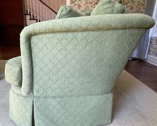 Wesley Hall Curved Backed Sofa. Measures 72" W x 40" D. Photo 3 of 5.