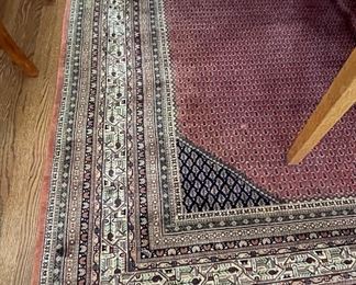 Einstein Moomjy Red Wool Persian-Style Rug. Measures 8' x 10' Photo 1 of 4.