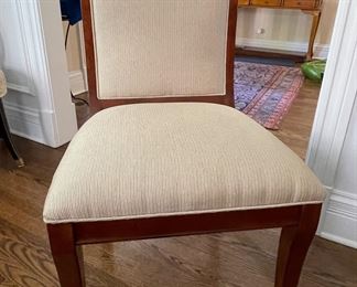 Set of 8 Upholstered Dining Chairs. Each Measures 20" W x 18" Seat Height. Photo 1 of 2.