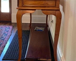 Three Drawer Console. Measures 48" W x 16" D x 30" H. Photo 2 of 4.