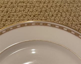 Theodore Haviland Patricia China:
4 Tea Cups, 10 Saucers, 2 Bowls, 2 Dessert Plates
6 Salad Plates, 6 Dinner Plates. Photo 2 of 4.