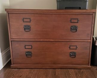 Double Drawer File Cabinet.