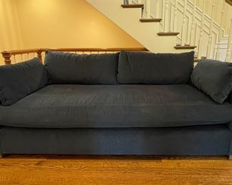 BRAND NEW Kravet Blue Upholstered Sofa. Measures 96" W x 42." Photo 1 of 3.