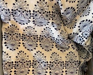 John Robshaw Curtain Panels - 2 Available. Each Measures 92" L x 71" W.