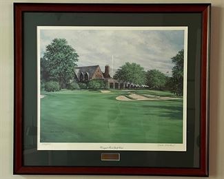 Framed Caddie Scholarship Pro-Am Print of Winged Foot Golf Club. Photo 1 of 2.