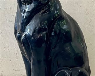 LARGE BLACK PANTHER FIGURE 