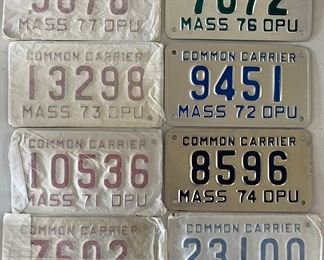 VINTAGE ‘NEW OLD STOCK’ COMMON CARRIER LICENSE PLATES