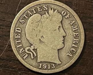 1913 SILVER DIME
