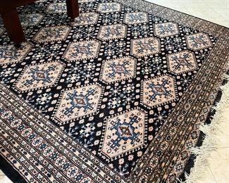 100% Wool Rug from Pakistan. Purchased at Bloomingdales. 11'x 8'3". $1400 
