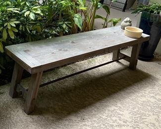 Benches (There are 2 of them) $95 Each, Solid and Heavy. 64 inches long 16 inches deep 18 inches high.  