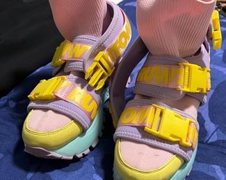 YRU Pastel Platform Sneakers - Size 6 $50