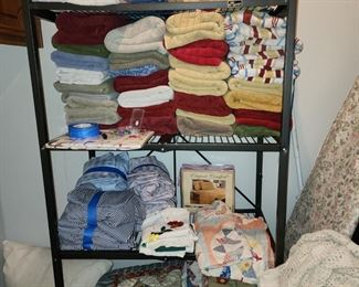 Lots of Towels - Twin Sheets - Quilts