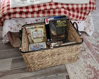 Wicker Basket - Books