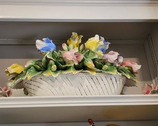 Large Capidmonte Flower Arrangement 