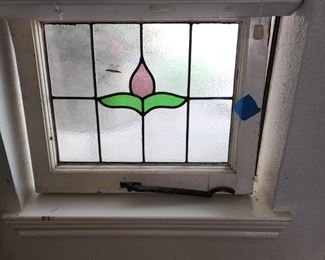 Vintage Stain Glass Window
