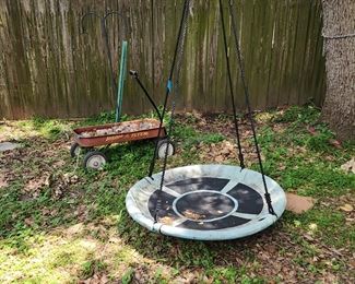 Child's Swing - Vintage Wagon 