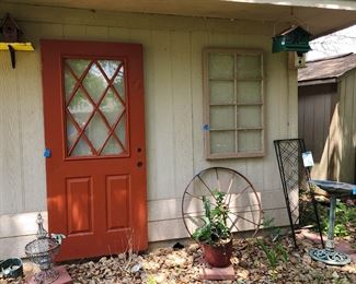 Wagon Wheel - Vintage Doors We have 12 of them - Antique Windows