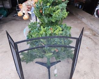 Fireplace Screen - Christmas Tree